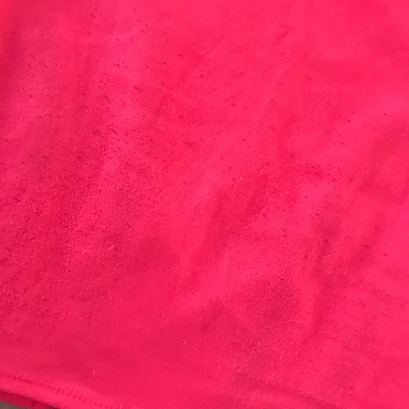 PINK High Waisted Mesh Pencil Skirt - Picture 6 of 6